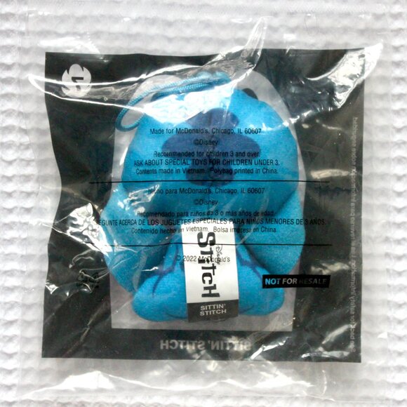 Disney Stitch Plush Keychain McDonald's Toy - Picture 2 of 2